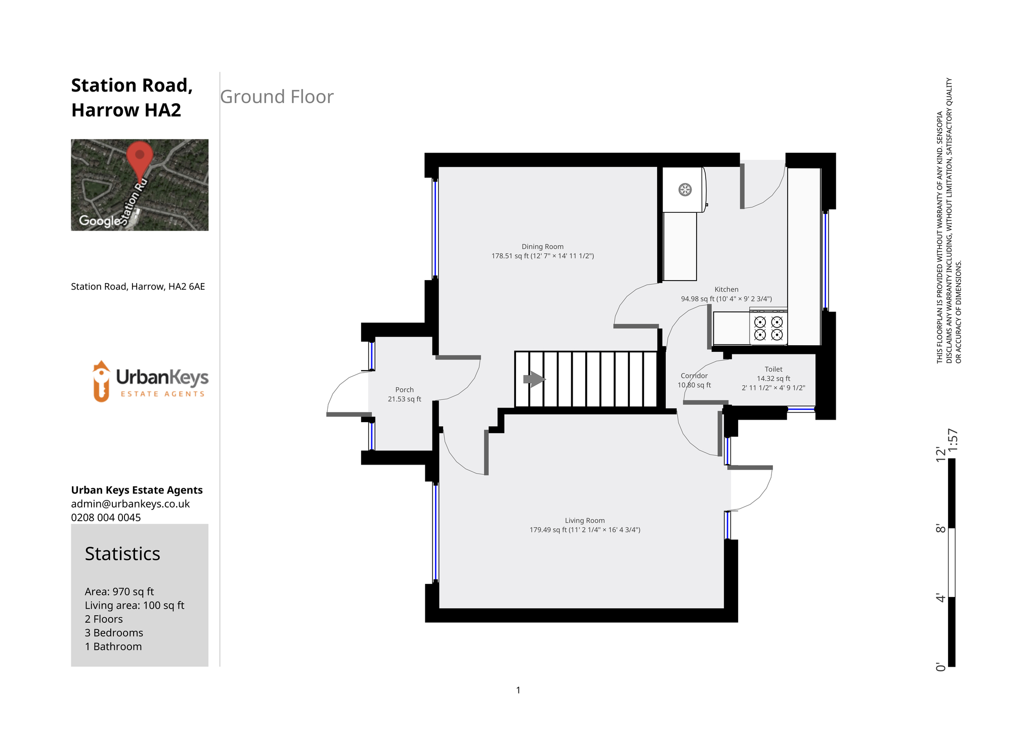 3 Bedrooms Semi-detached house for sale in Station Road, North Harrow, Harrow HA2