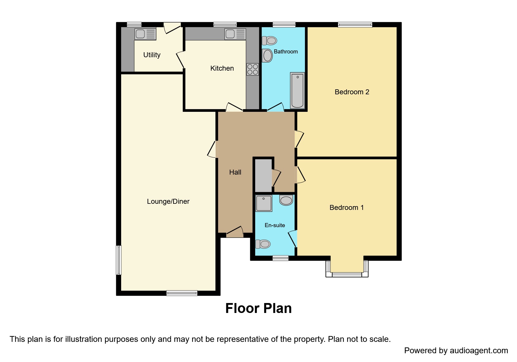Spurway Gardens, Combe Martin, EX34, 2 bedroom bungalow for