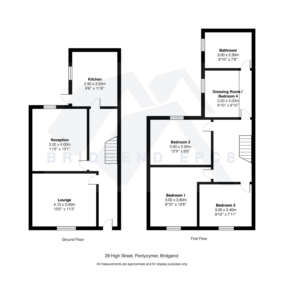 High Street, Pontycymer, Bridgend CF32, 4 bedroom terraced house for