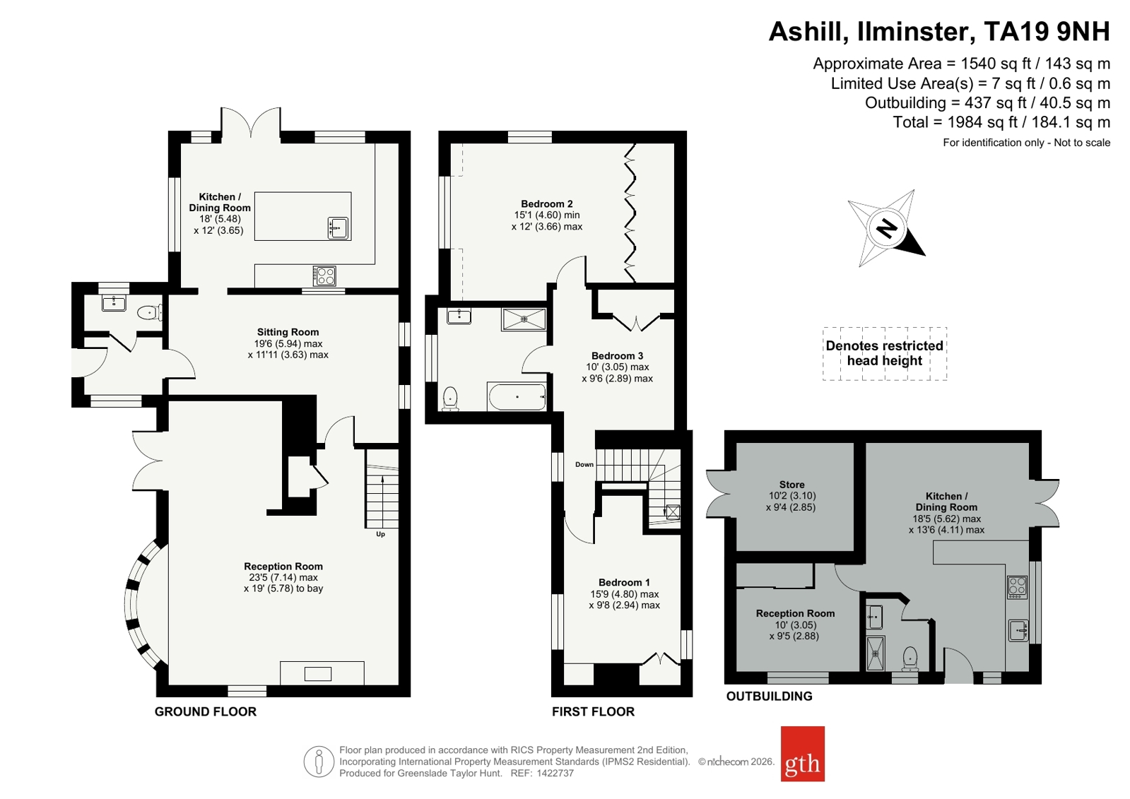 Brookside Cottage,, Kenny, Ilminster floorplan