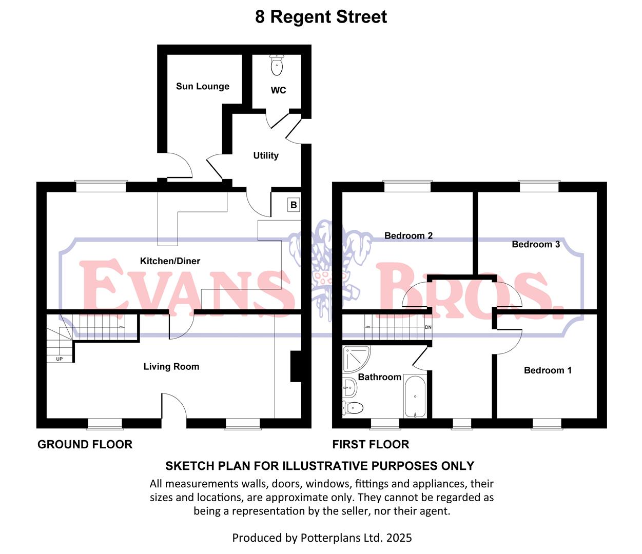 8, Regent Street, Aberaeron floorplan