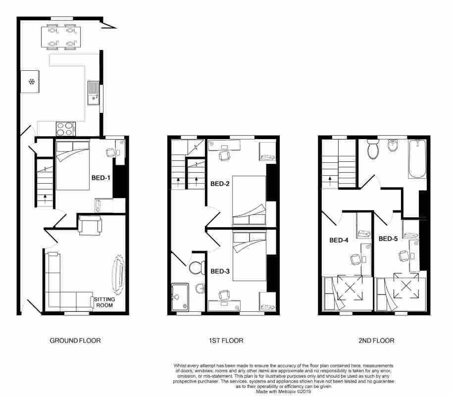 63, Victoria Street, Exeter floorplan
