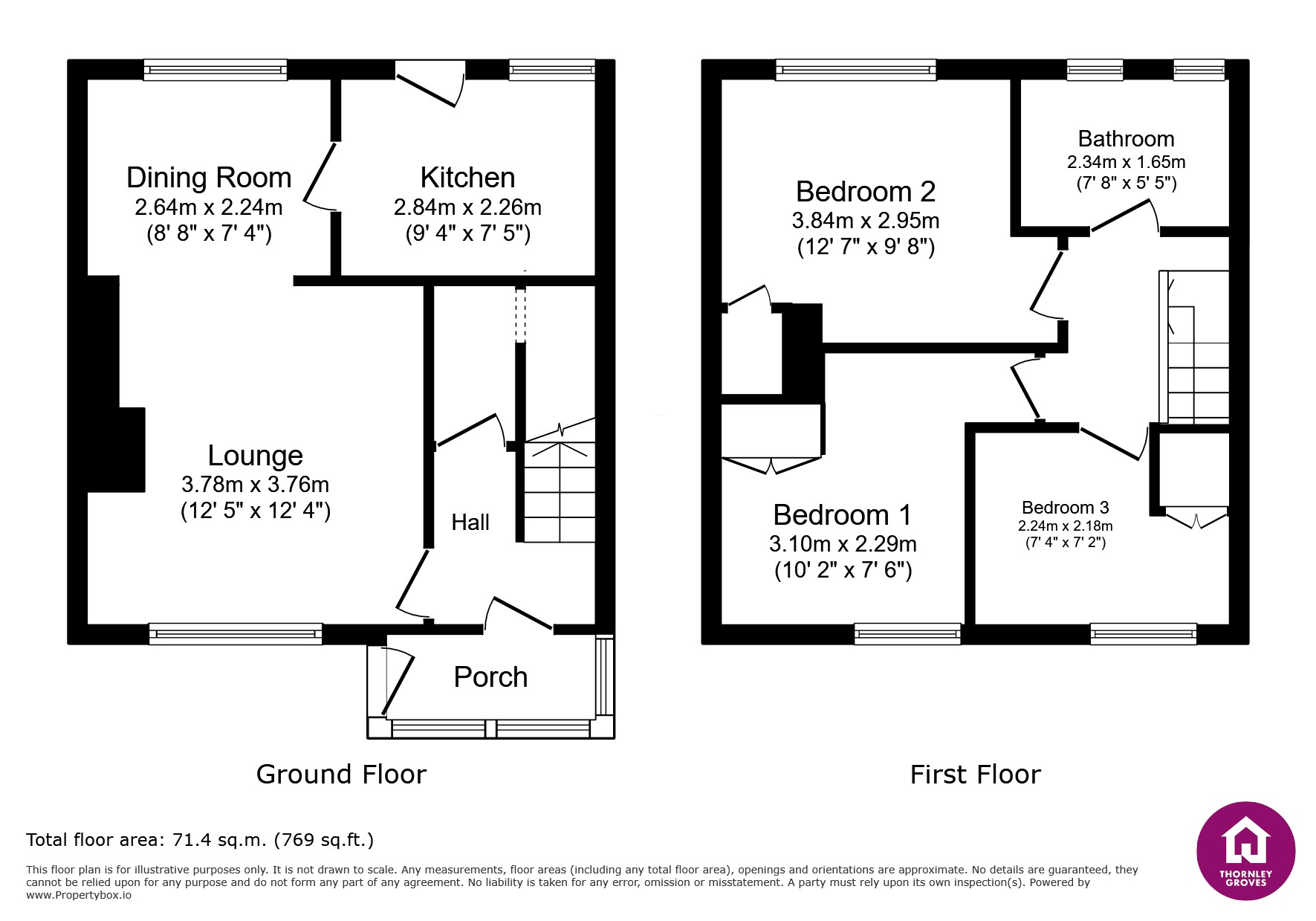5, Chirk Close, Cheshire floorplan