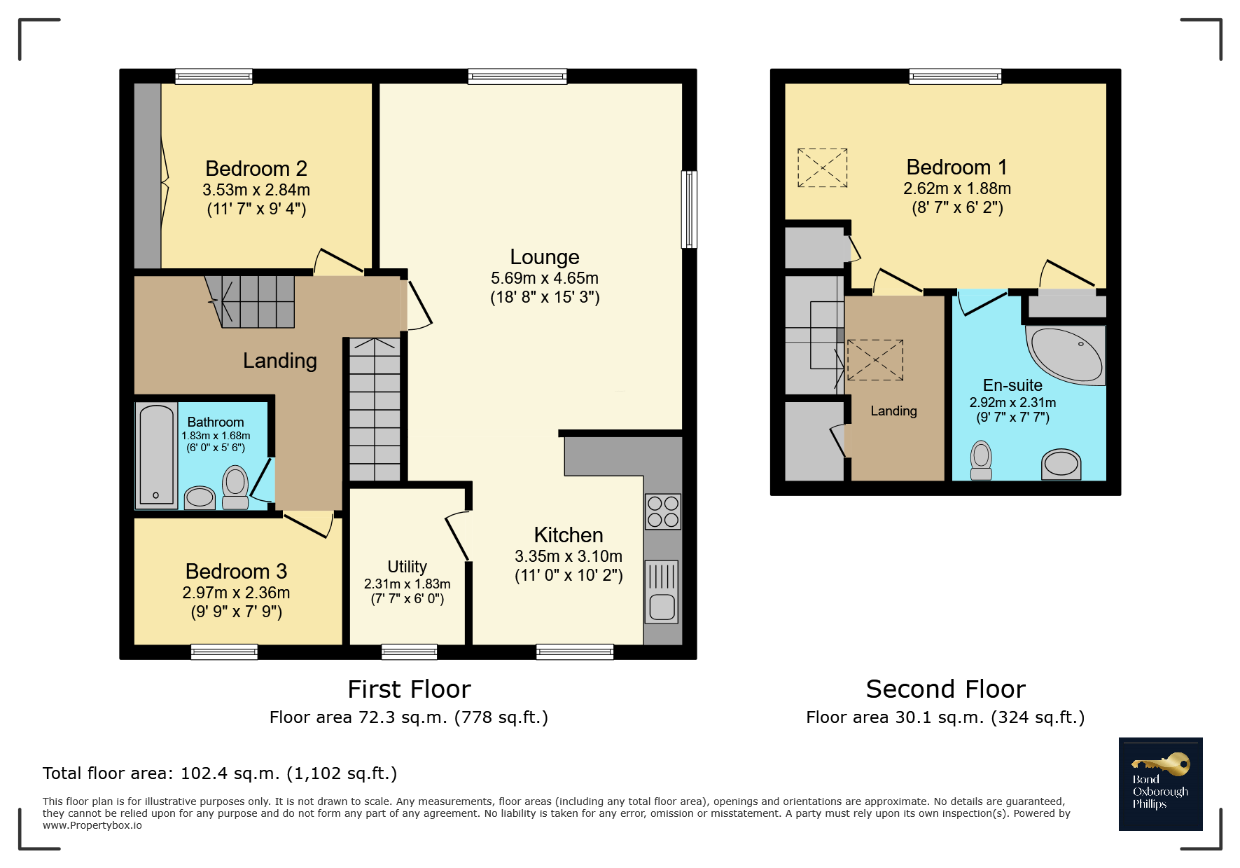 7 St. Davids House, Wooder Wharf,, New Road, Devon floorplan