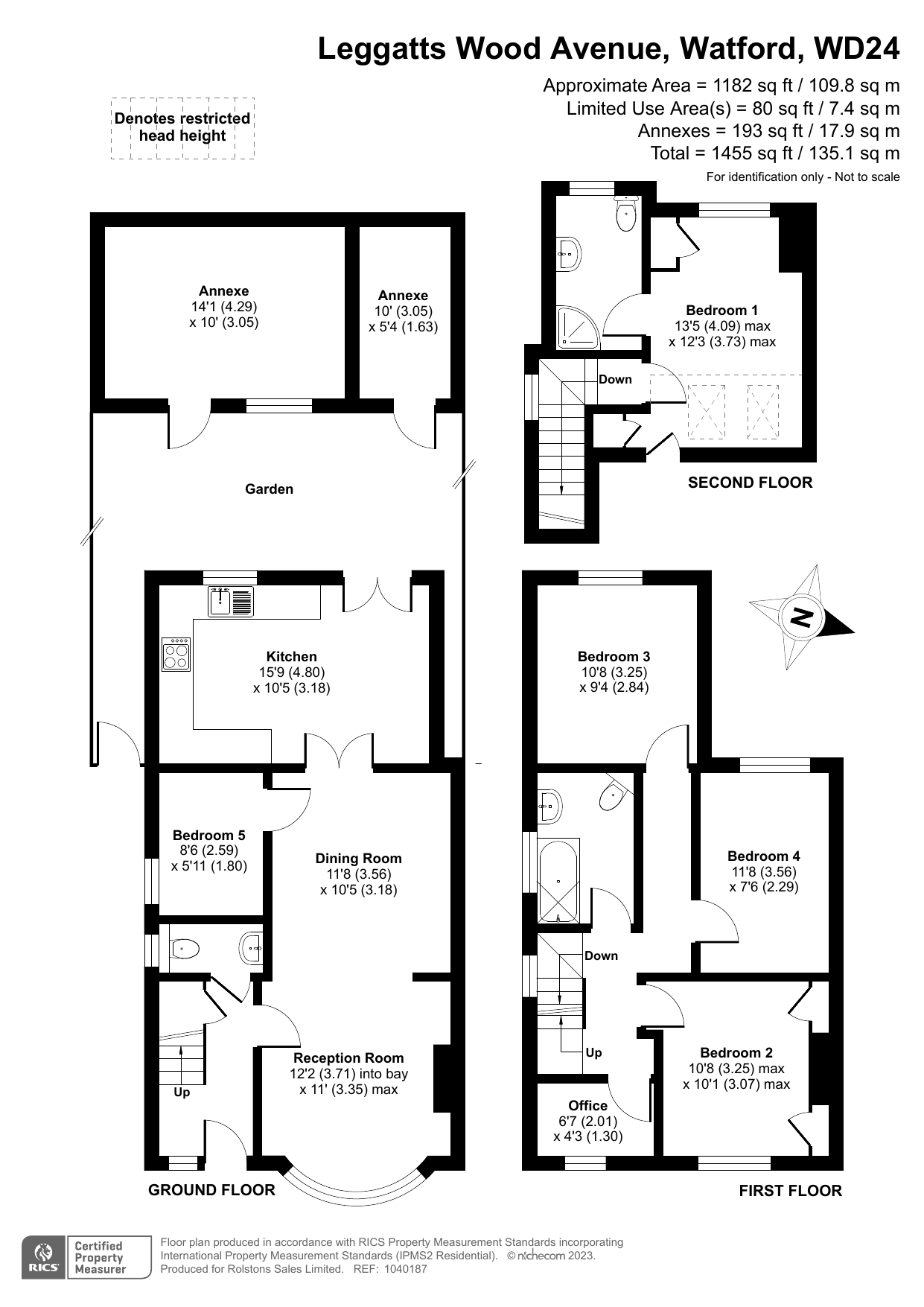 Leggatts Wood Avenue, Watford, Hertfordshire WD24, 5 bedroom semi ...