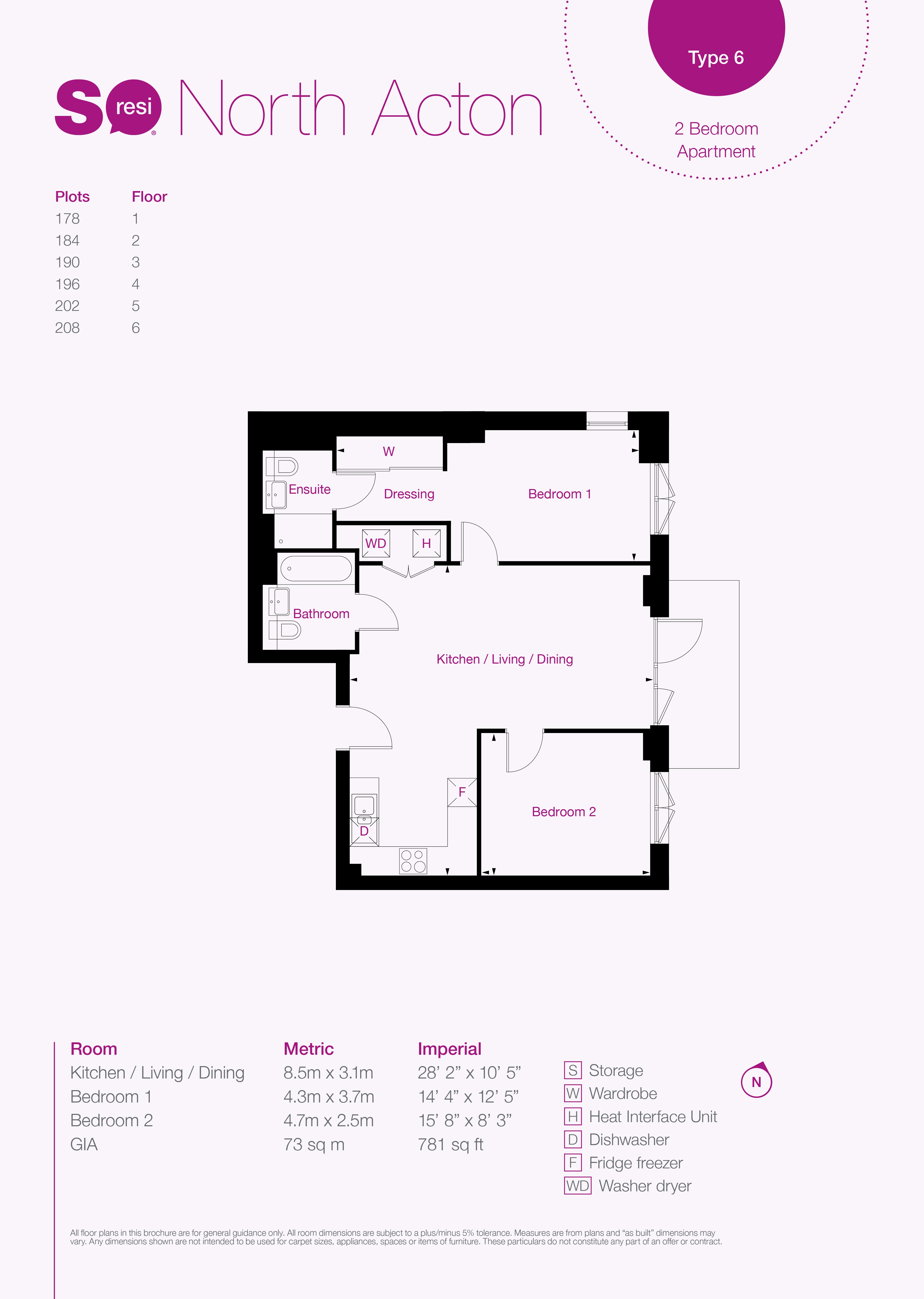 Acton, Acton floorplan