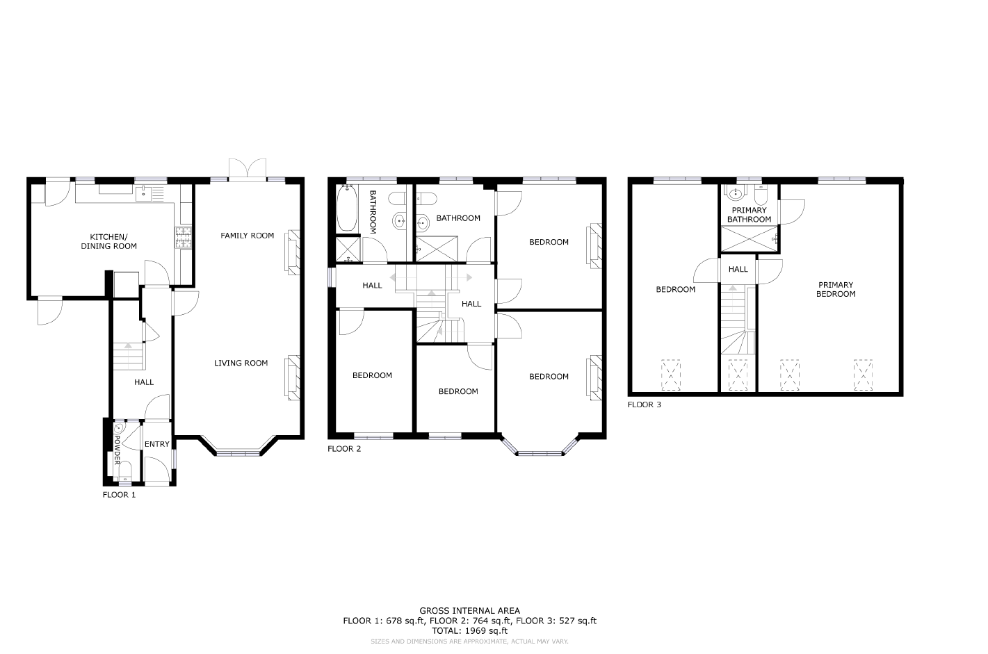 3, Milton Close, Kent floorplan