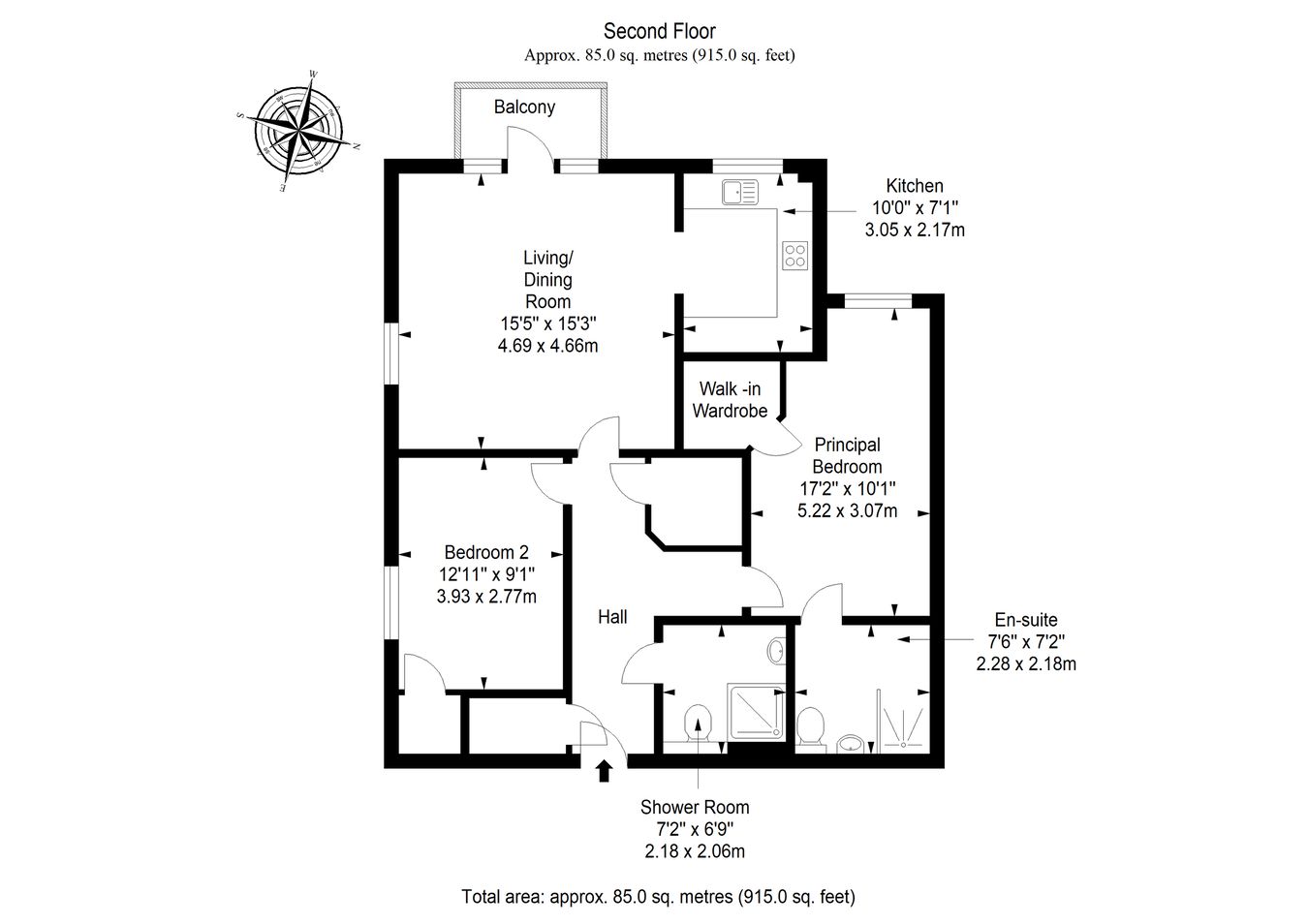 Flat 41 Conachar Court, Isla Road, Perth floorplan