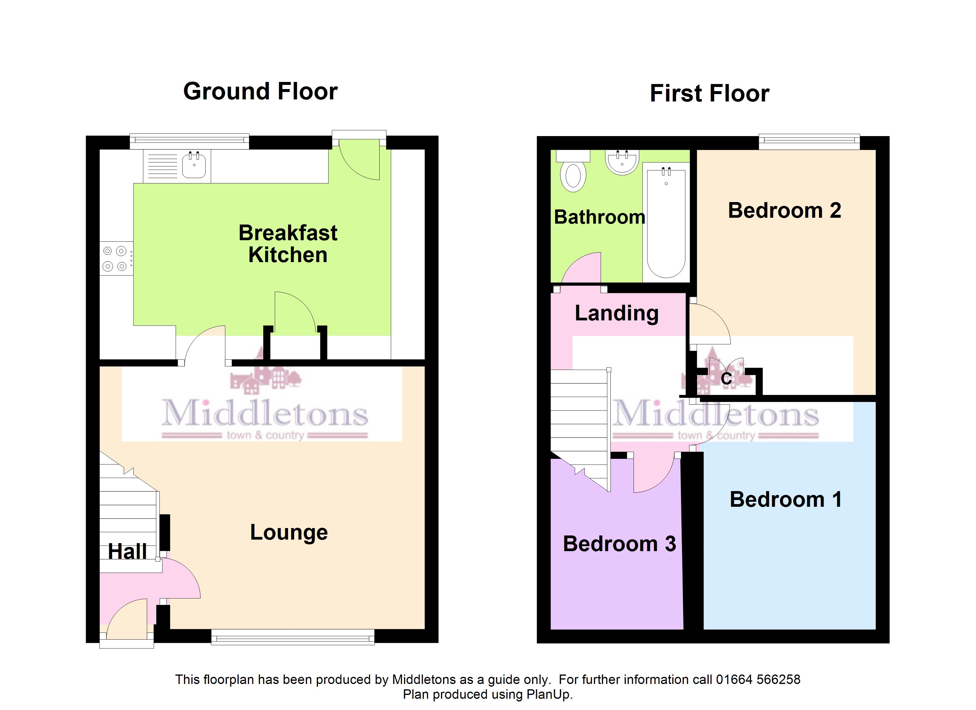 3 Bedrooms Terraced house for sale in Blakeney Crescent, Melton Mowbray LE13