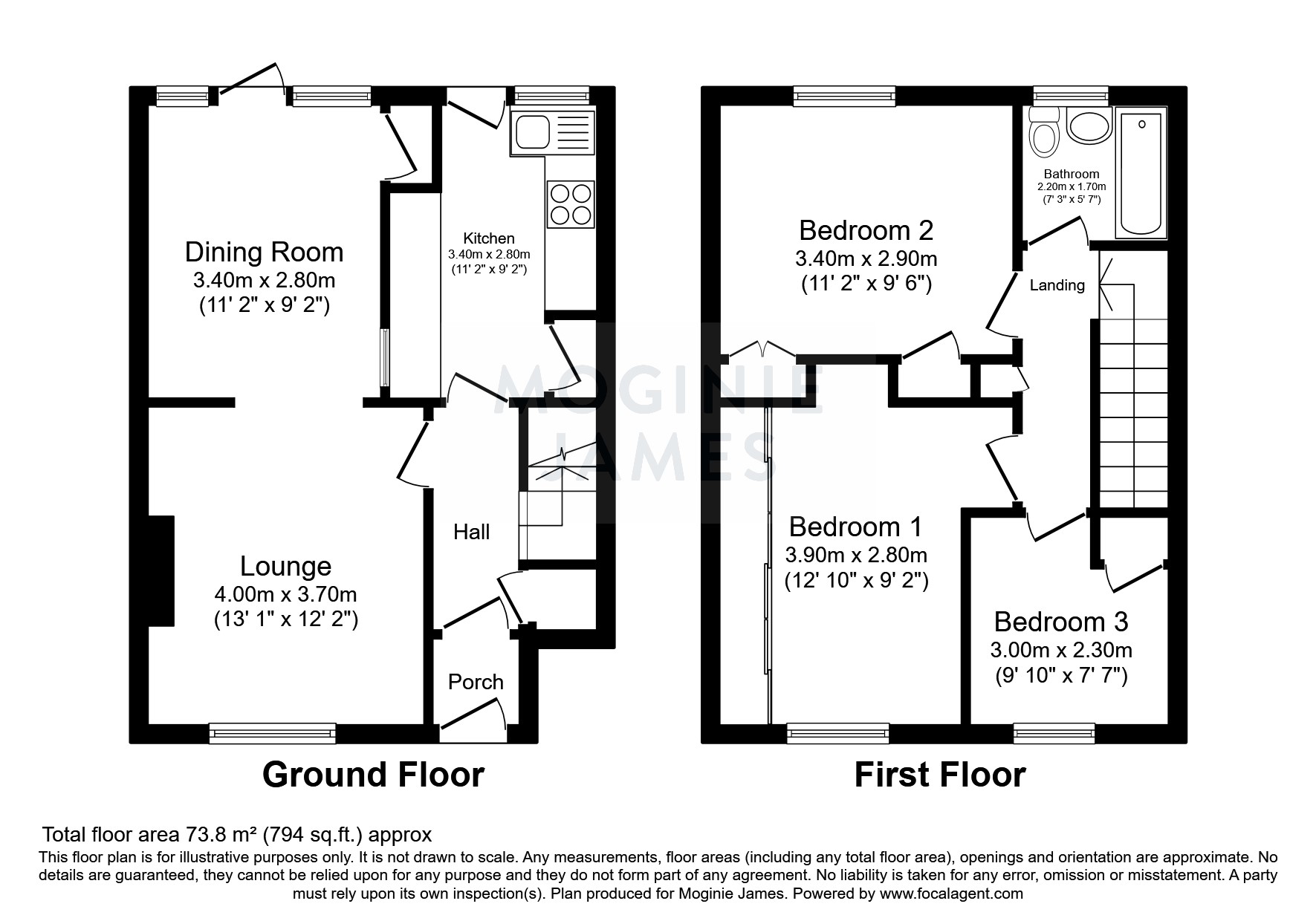 Glyn Eiddew, Cardiff floorplan