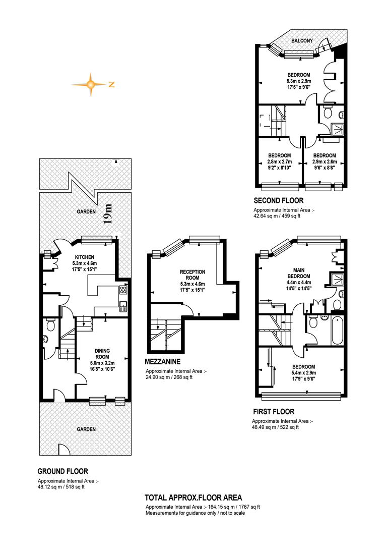 66, Trafalgar Avenue, London floorplan