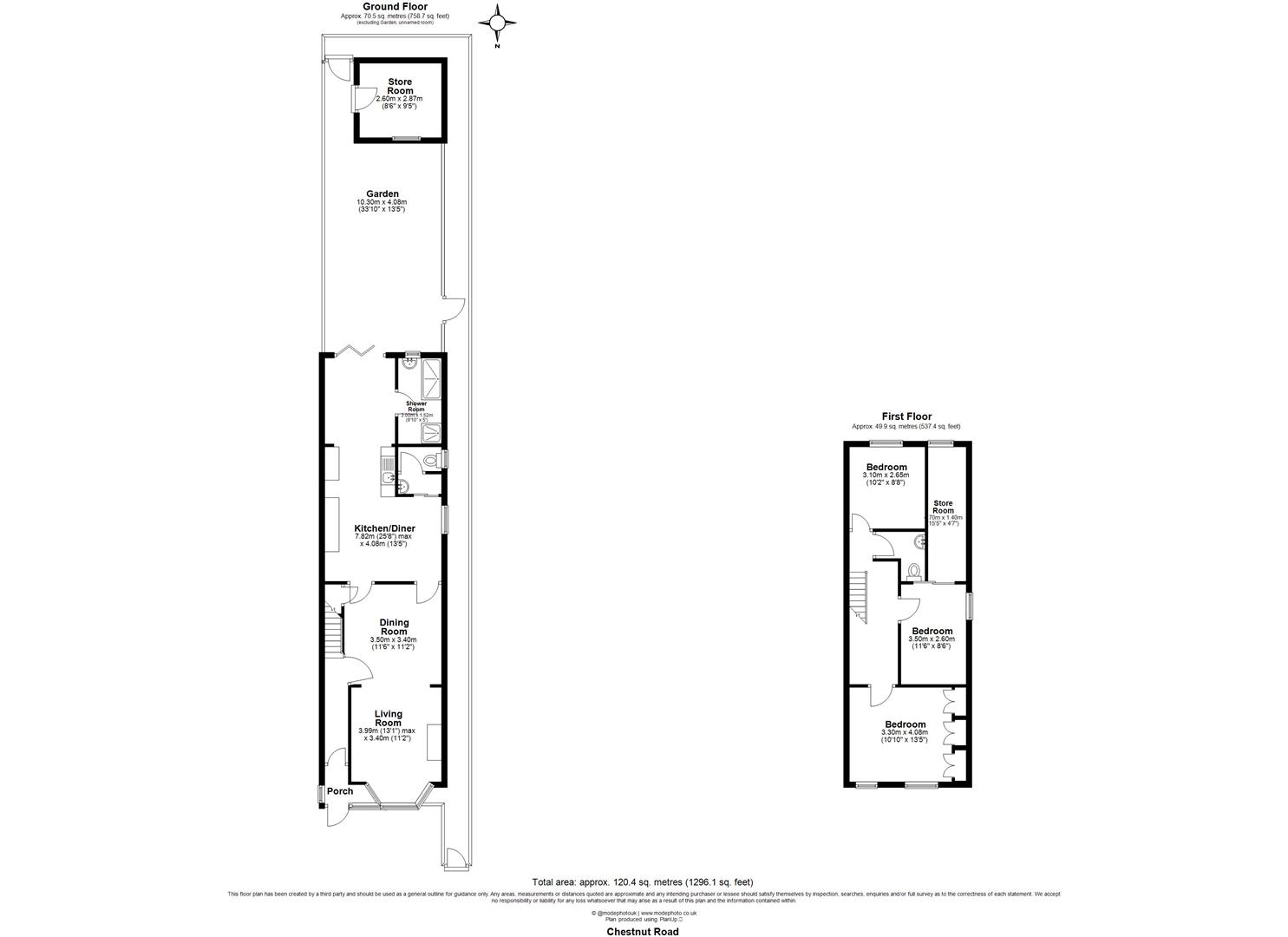 23, Chestnut Road, Enfield floorplan
