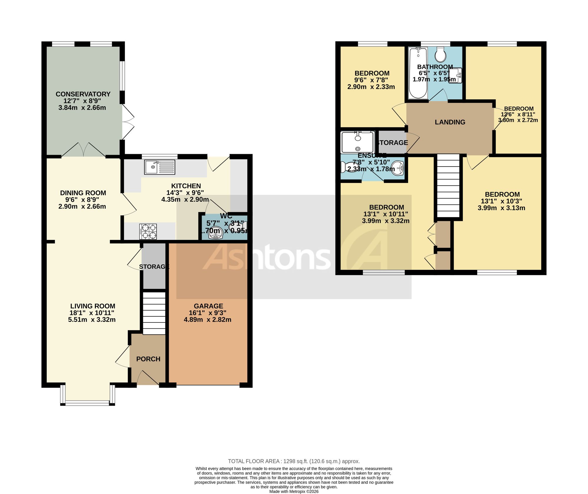 14 Davy Road, Wigan floorplan