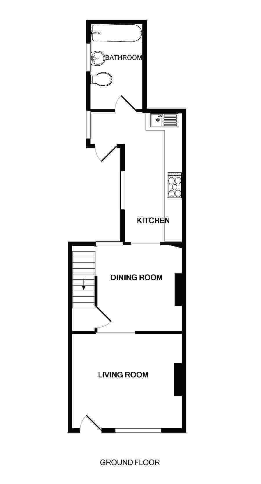 2 Bedrooms Terraced house for sale in Albion Place, Hartley Wintney, Hook RG27