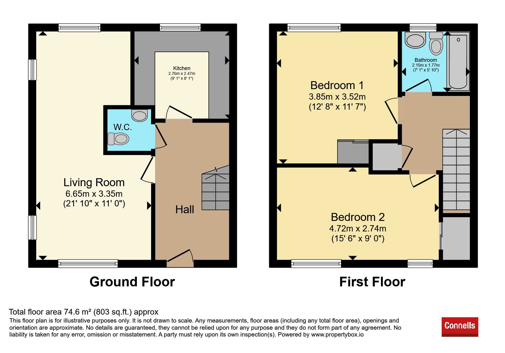 54, Johnson Way, Andover floorplan