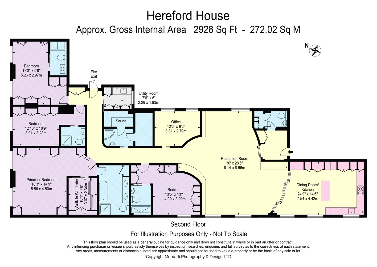 Flat 23 Hereford House, 6, North Row, London floorplan
