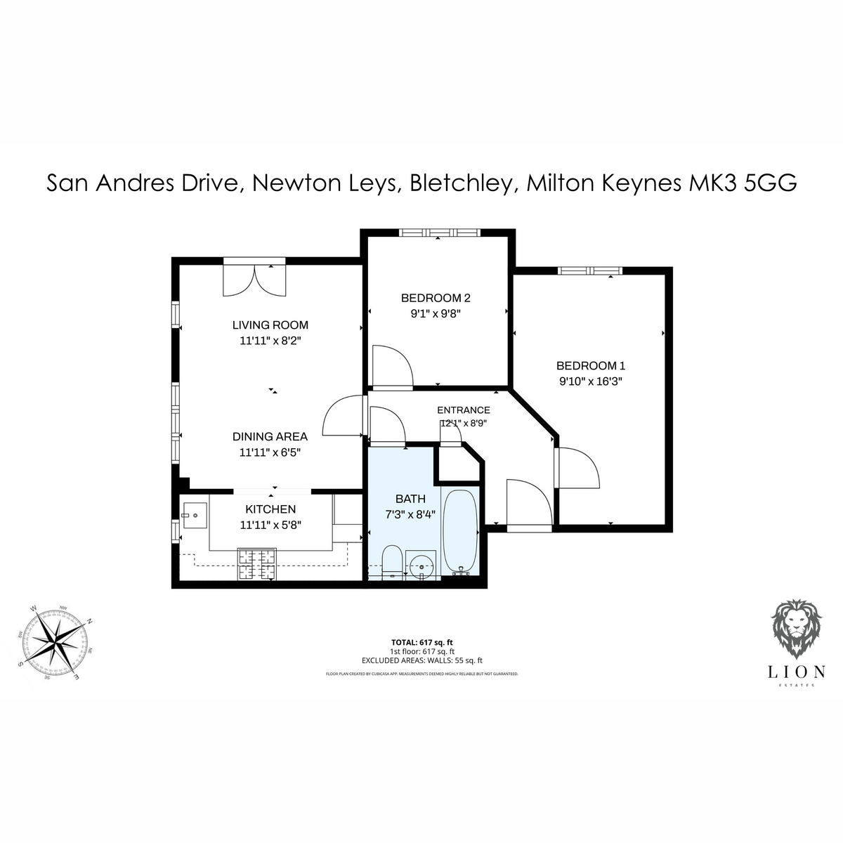 San Andres Drive, Milton Keynes floorplan