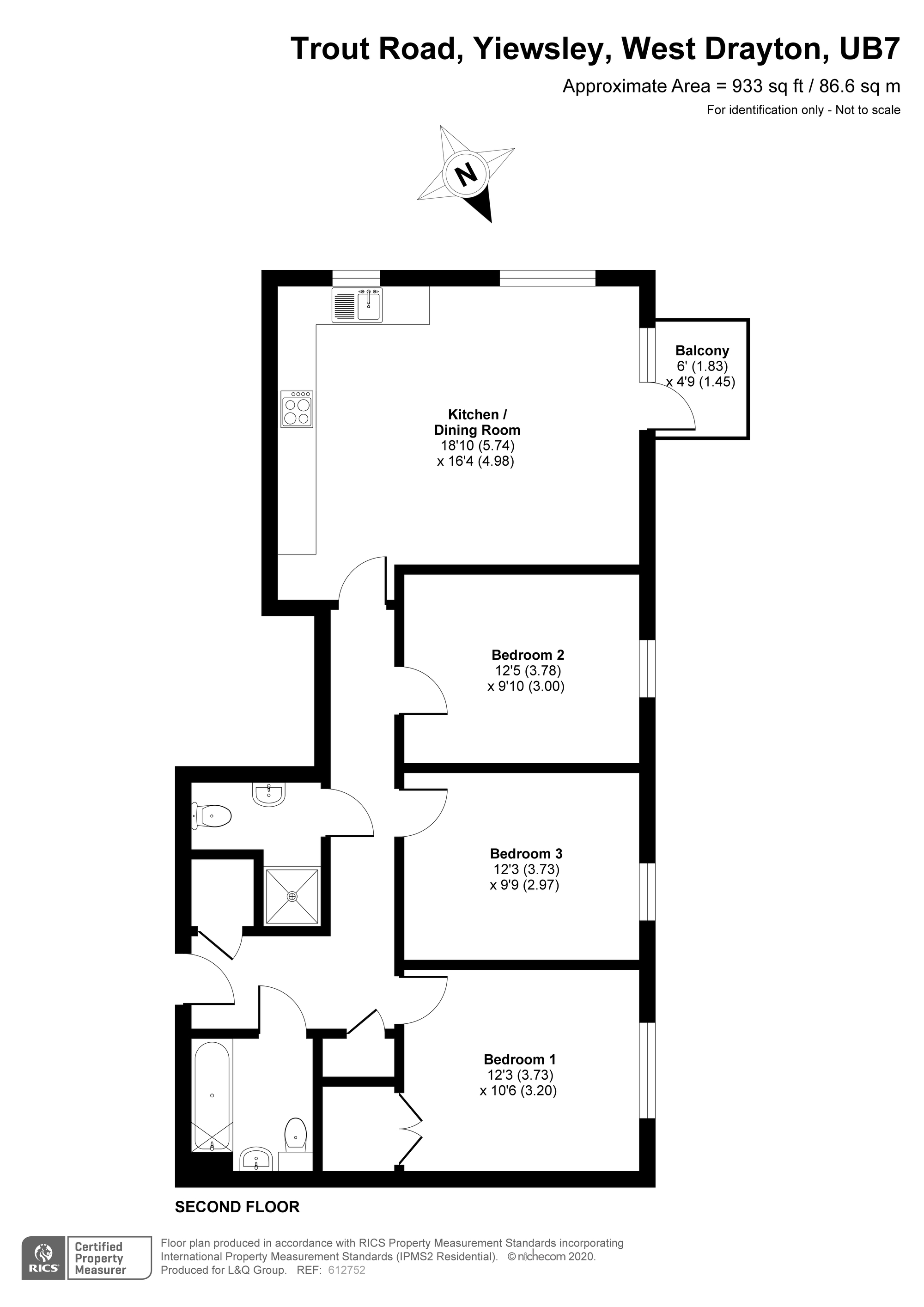Trout Road, West Drayton floorplan