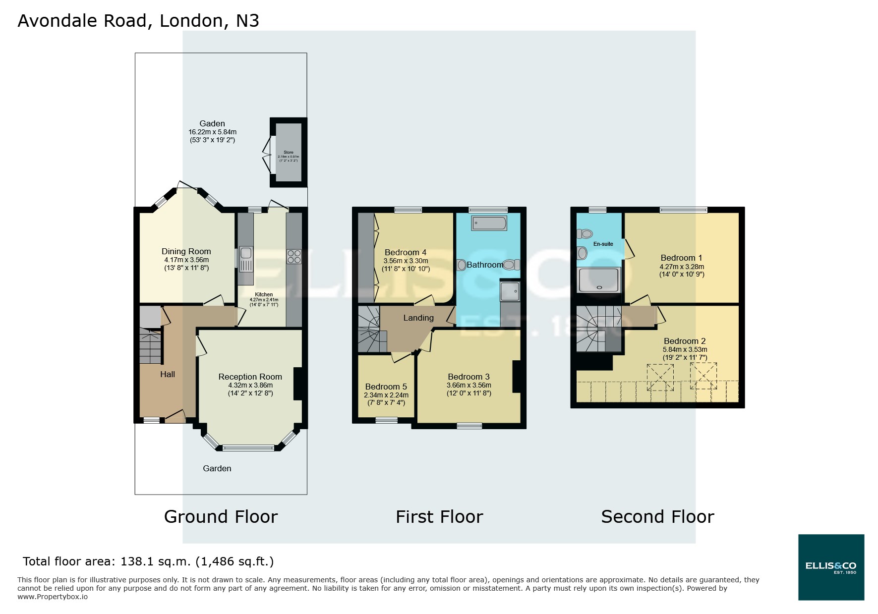 3, Avondale Road, Finchley floorplan