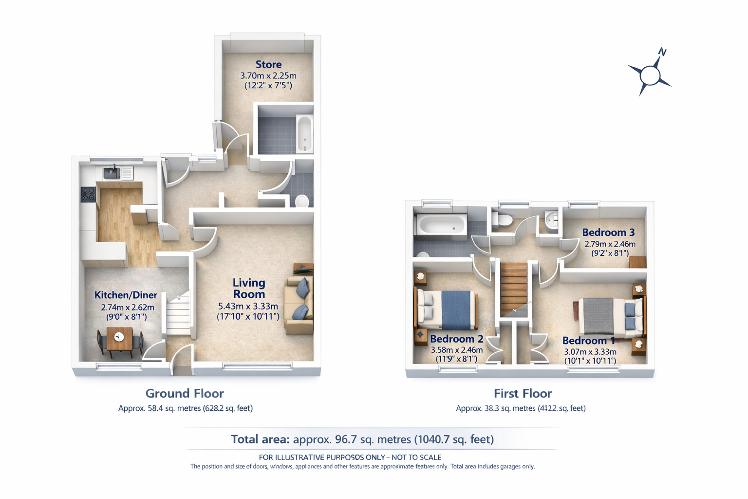 3, Forgetts Road, High Wycombe floorplan