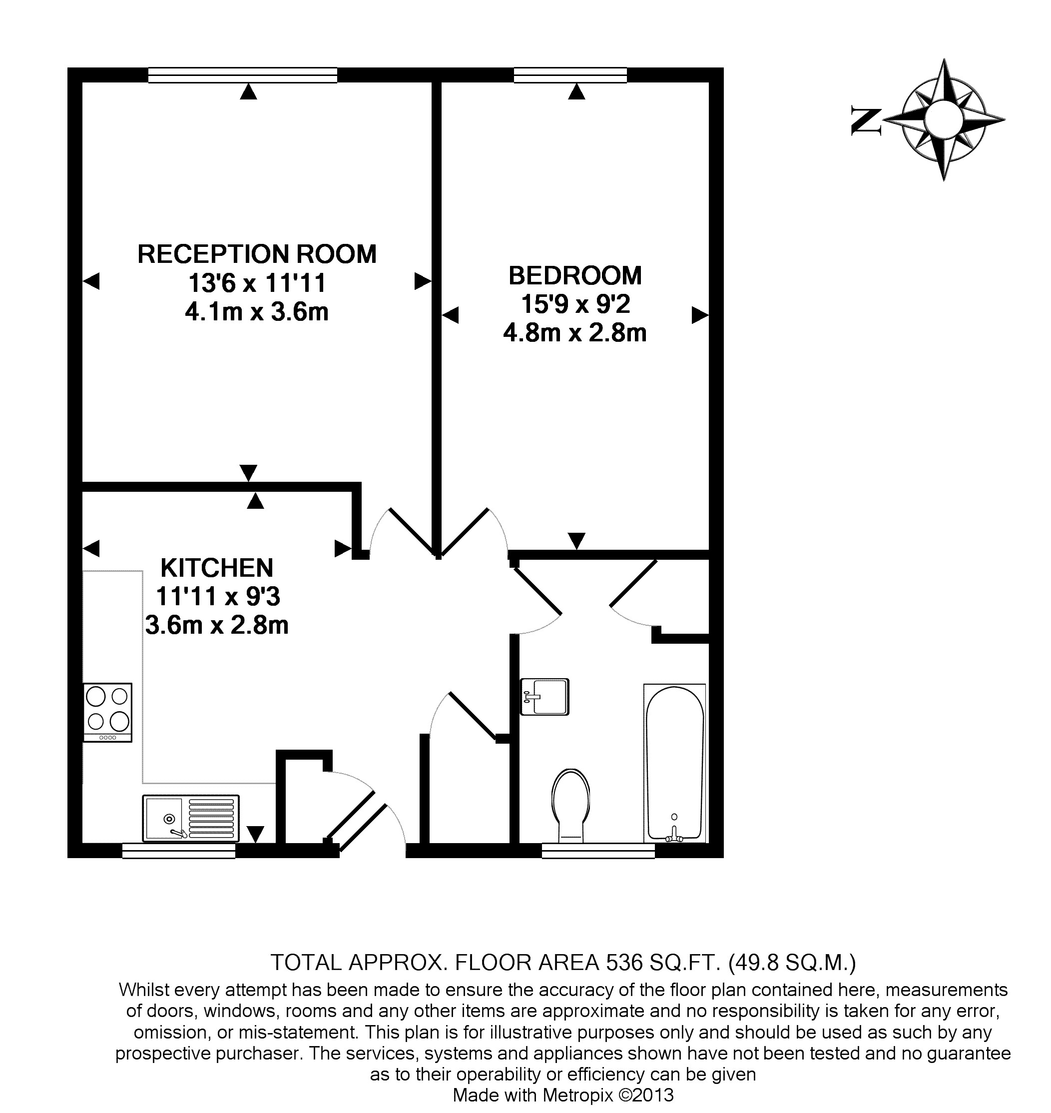 1 Bedrooms Flat to rent in Butler House, Bacton Street, London E2