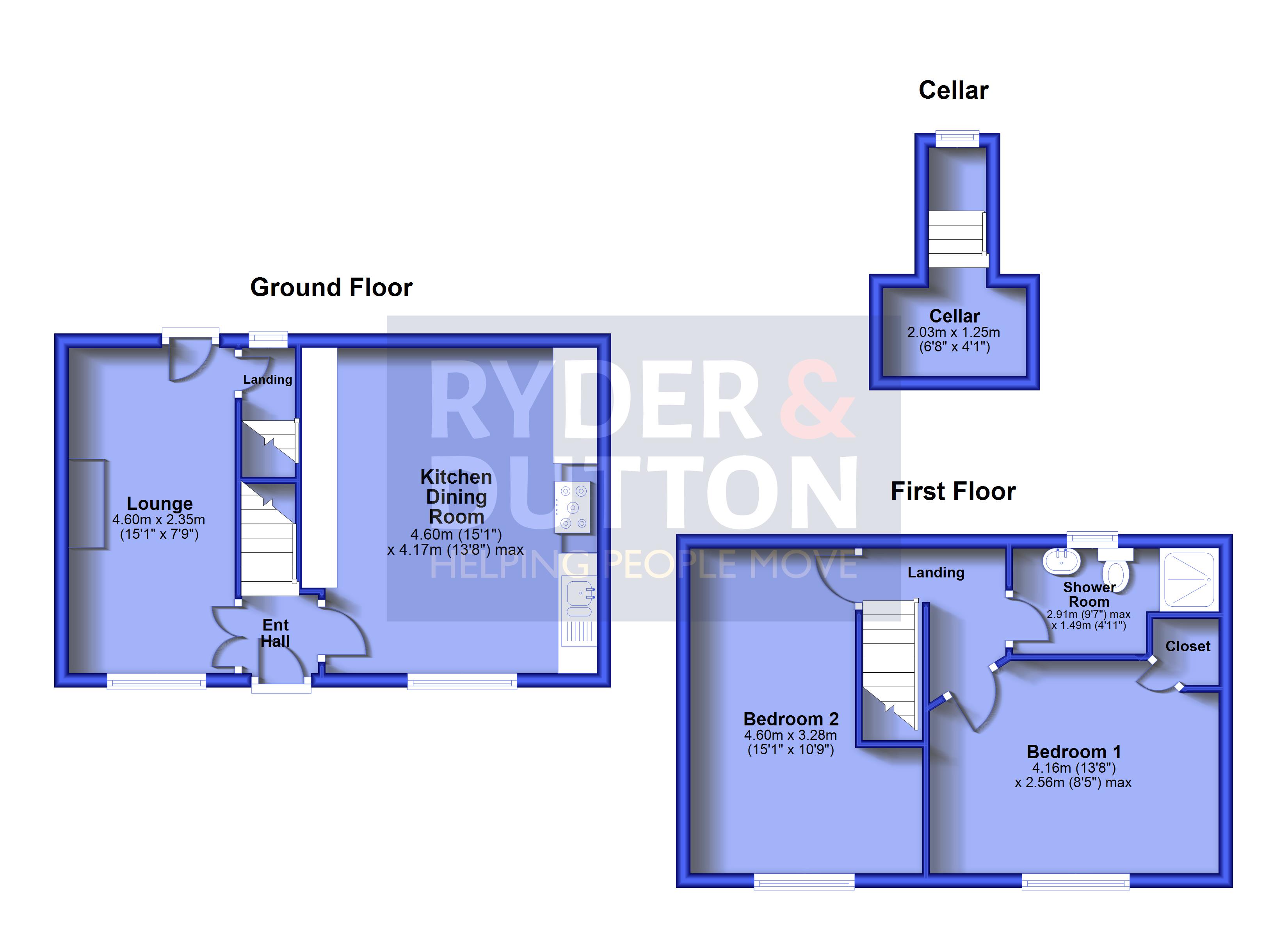 Holme Street, Stacksteads, Rossendale, OL13 floorplan