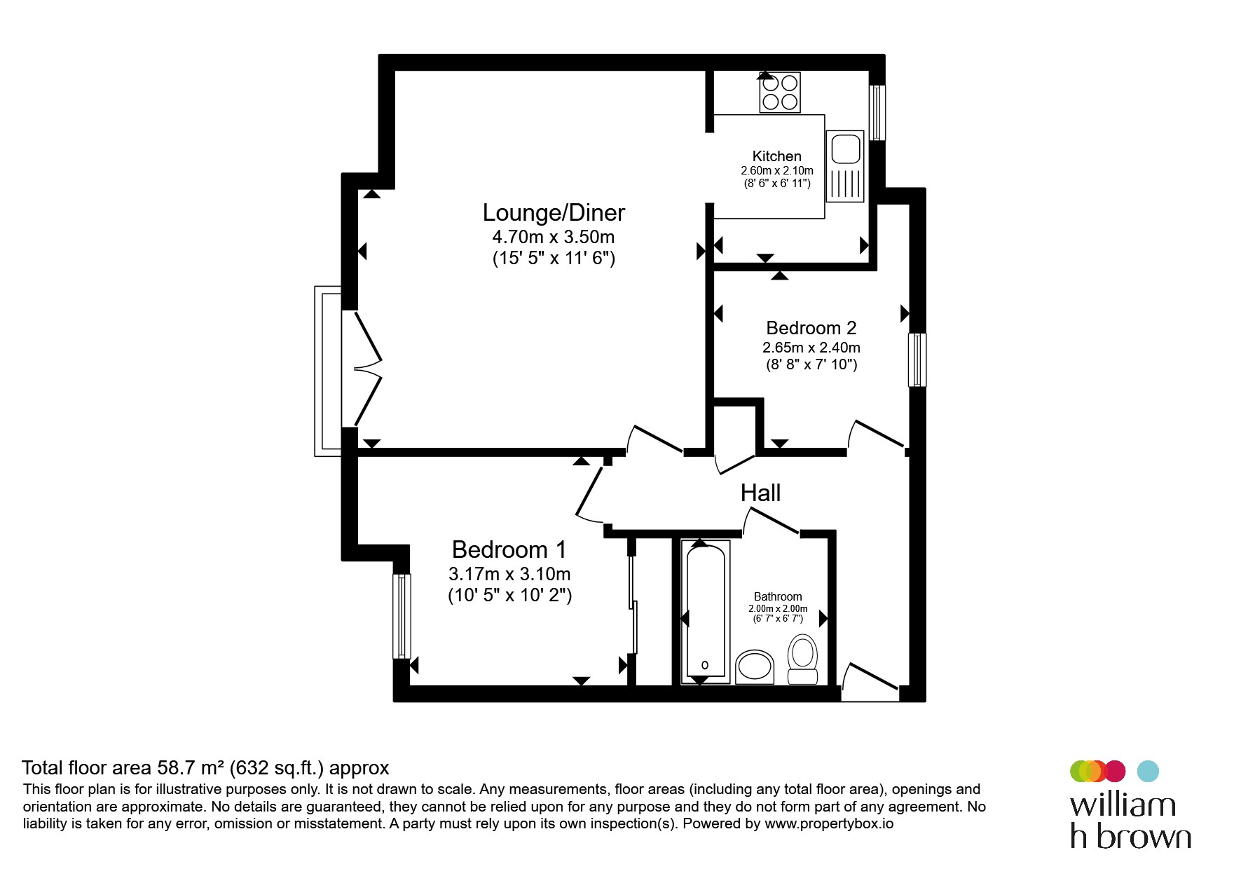 77, Sanville Gardens, WARE floorplan