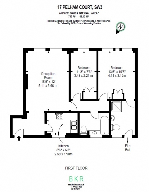 2 Bedrooms Flat to rent in Pelham Court, 145 Fulham Road, Chelsea, London SW3