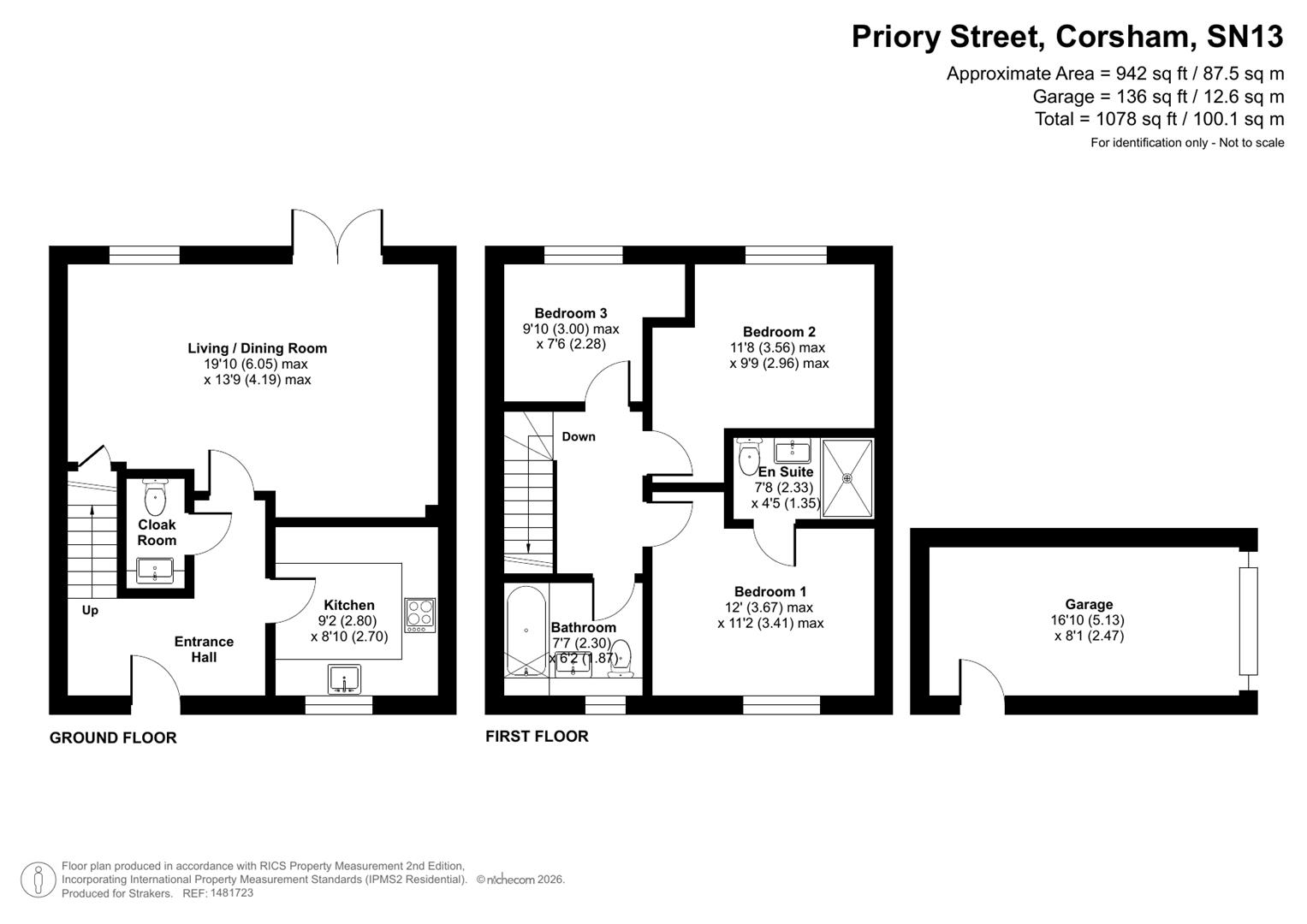 Dairy House, 99, Priory Street, Corsham floorplan