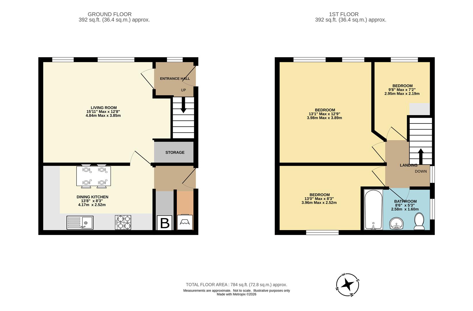 16, Ormskirk Avenue, Withington floorplan