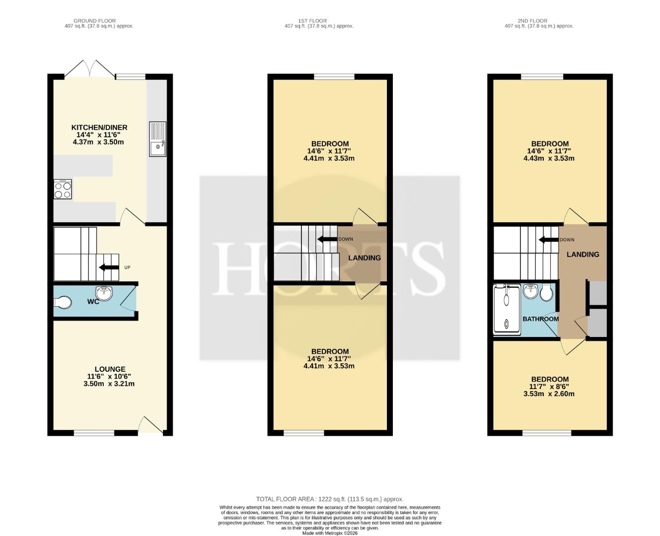 31, Campion Court, Northamptonshire floorplan