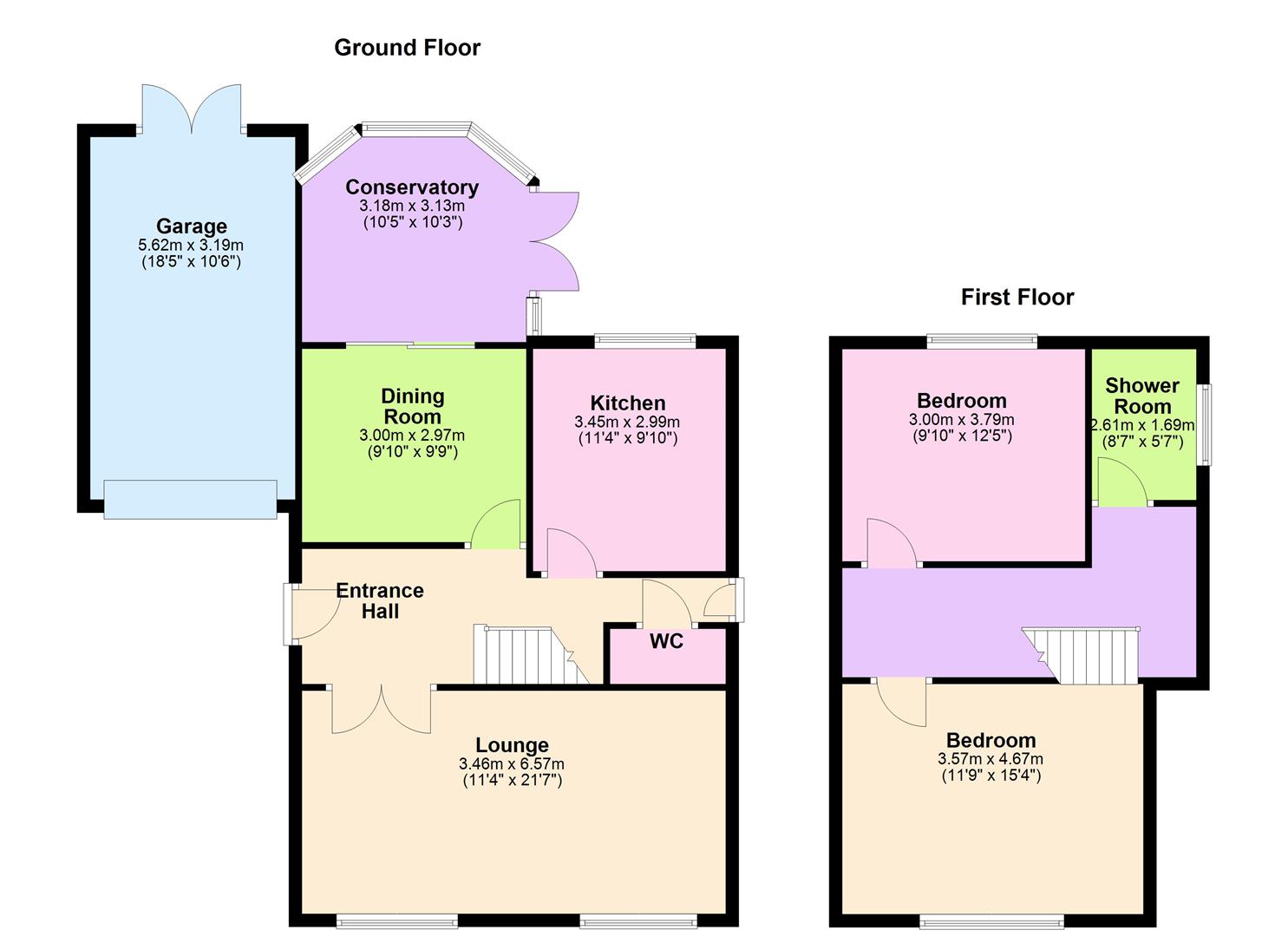8, De La Bere Crescent, Burbage floorplan