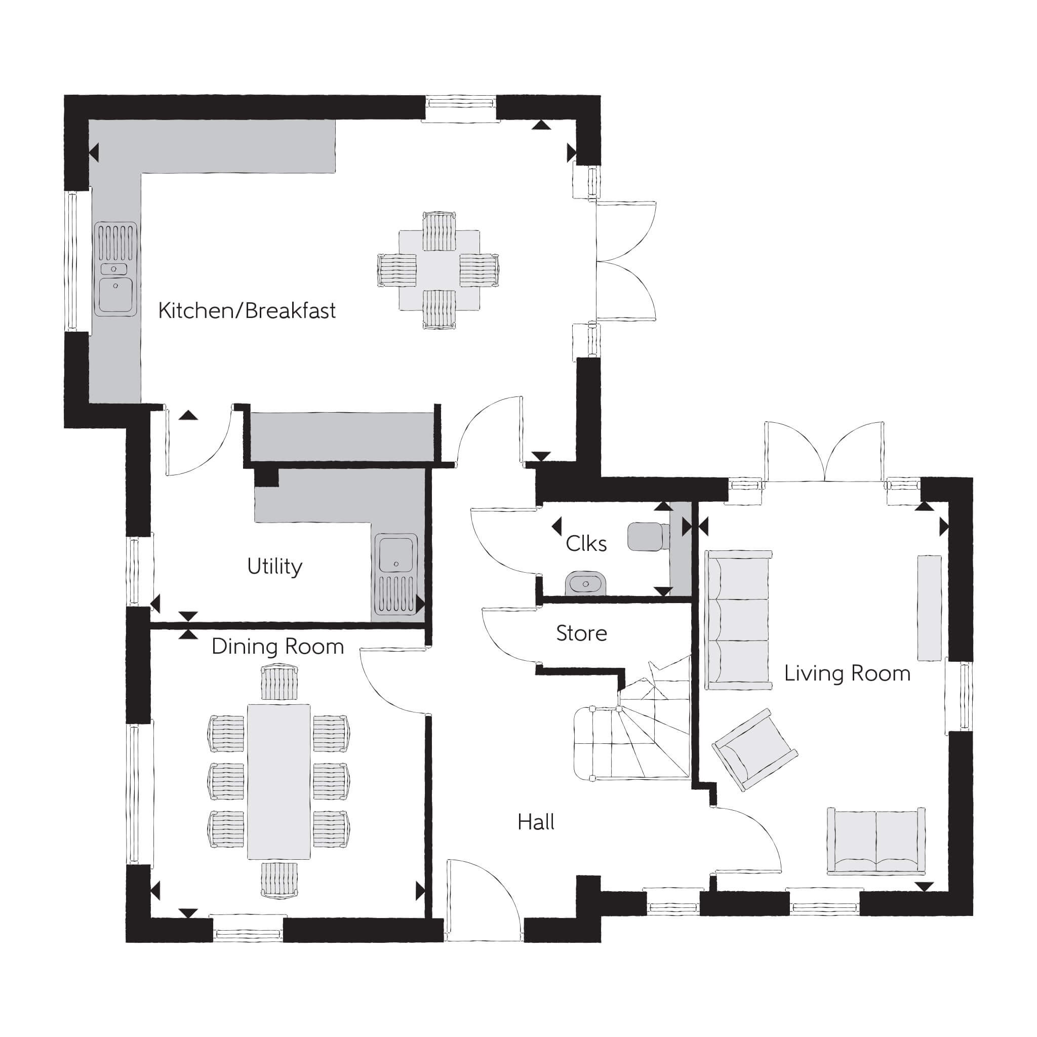 Hill View Farm, Mill Lane, Marston floorplan