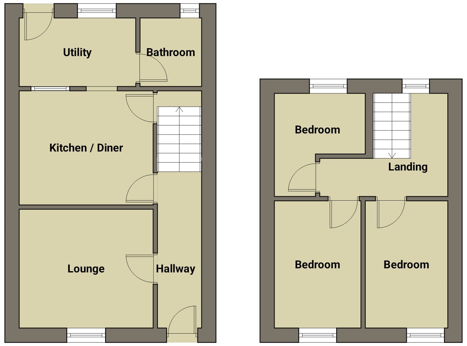 25, Merlins Hill, Haverfordwest floorplan