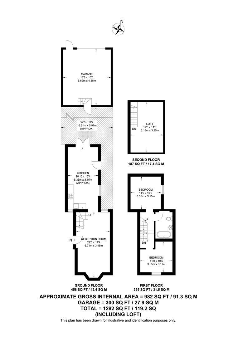 327, Loose Road, Maidstone floorplan