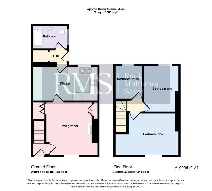9, Station Cottages, Morpeth floorplan