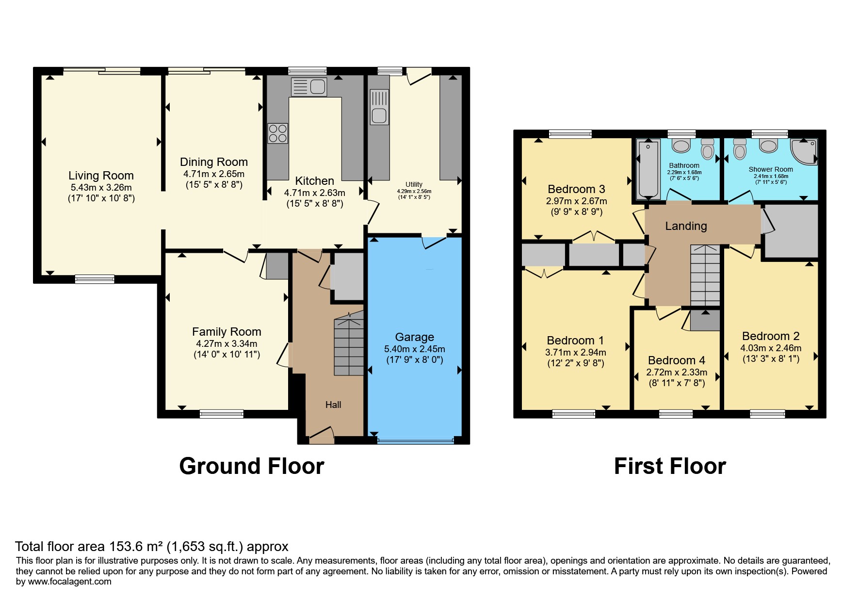 66, Corner Farm Road, Tonbridge floorplan