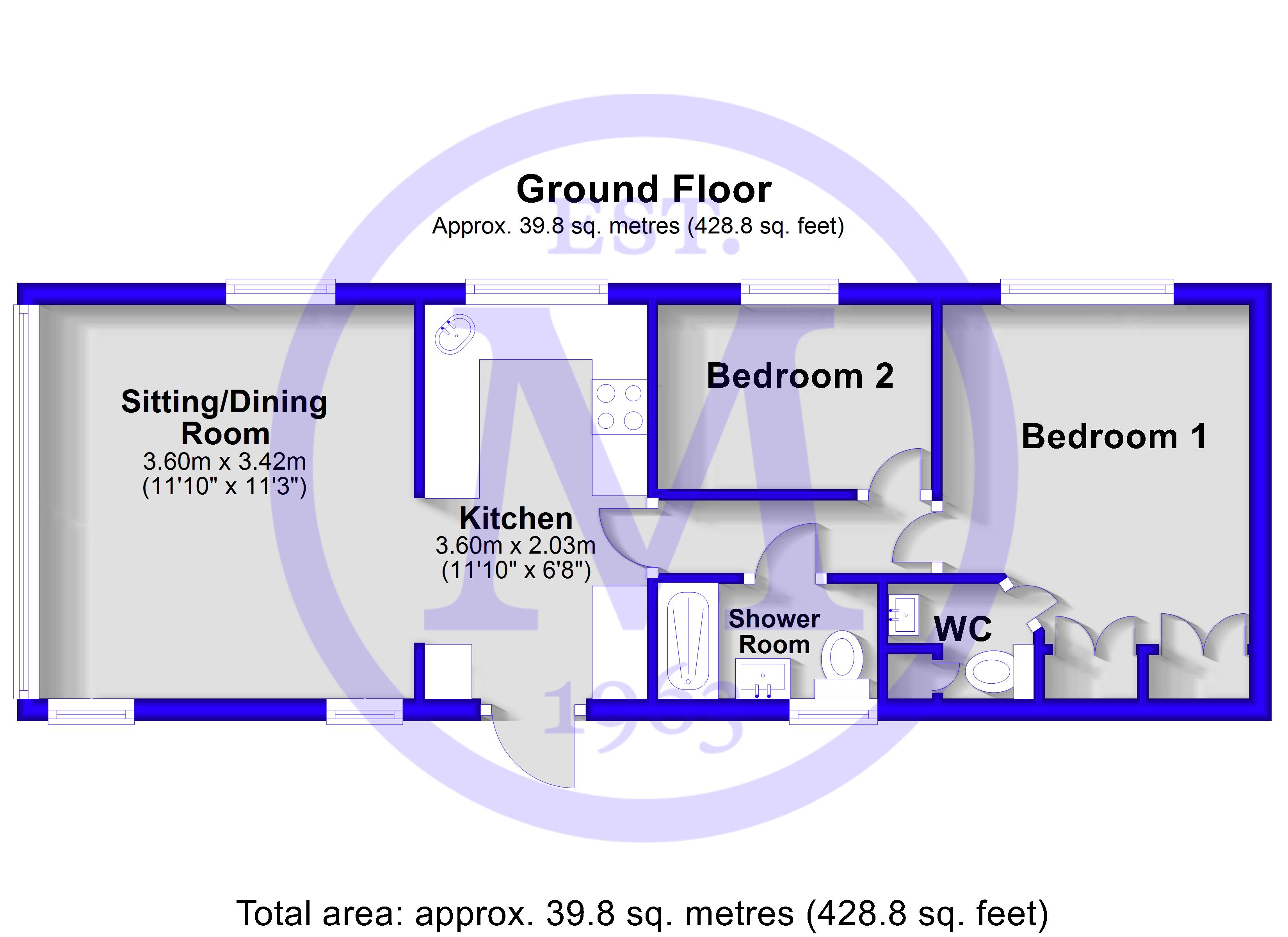 137, Chewton Sound, Barton On Sea floorplan