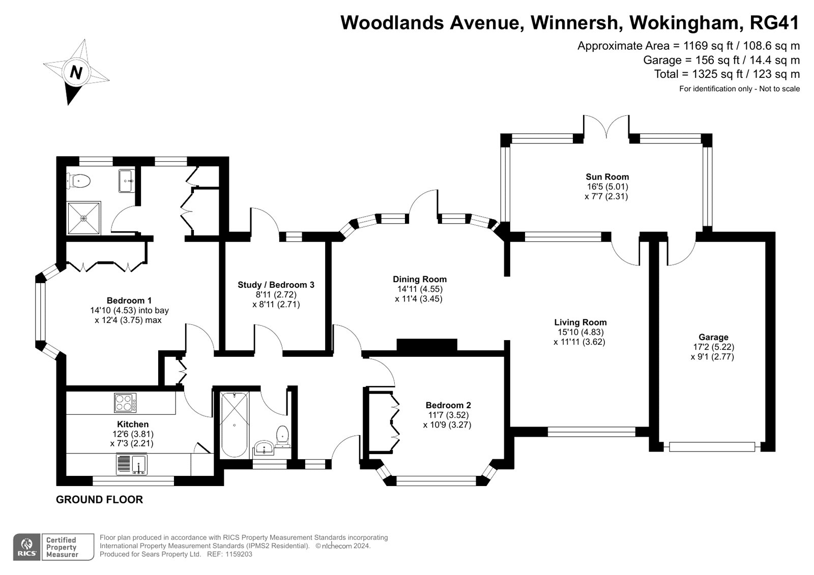 23, Woodlands Avenue, Wokingham floorplan