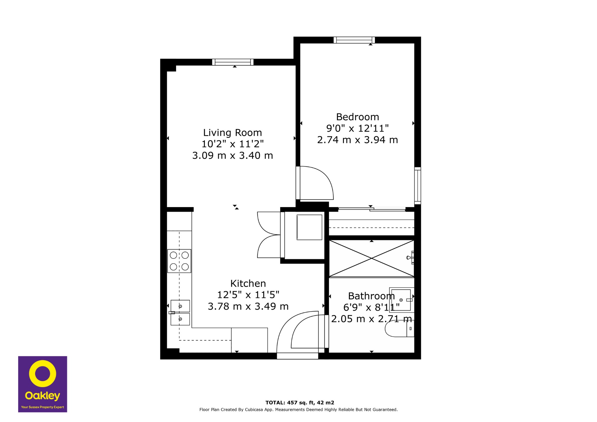 Apartment 22, 42 Edward Street, East Sussex floorplan