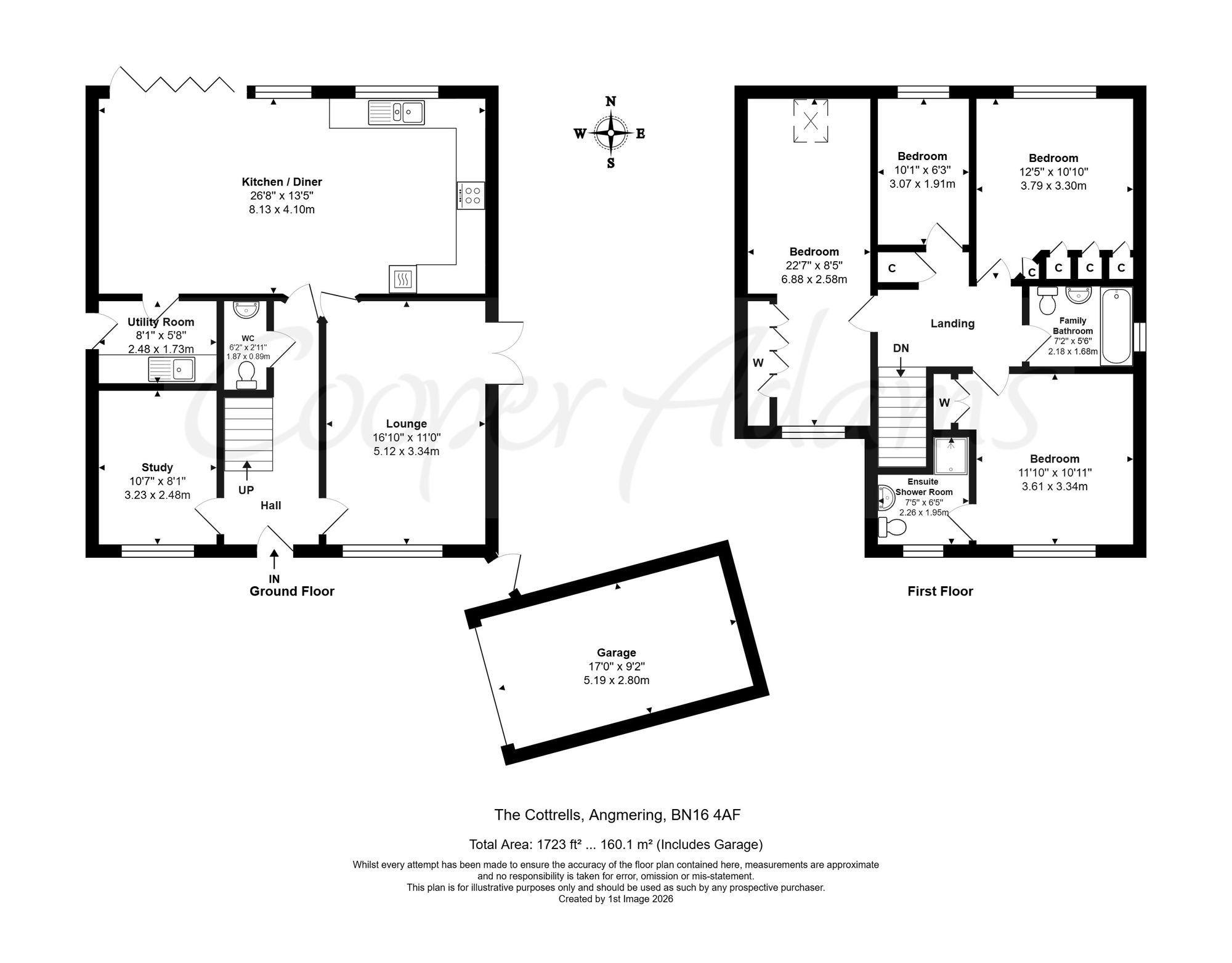 6c The Cottrells, Littlehampton floorplan