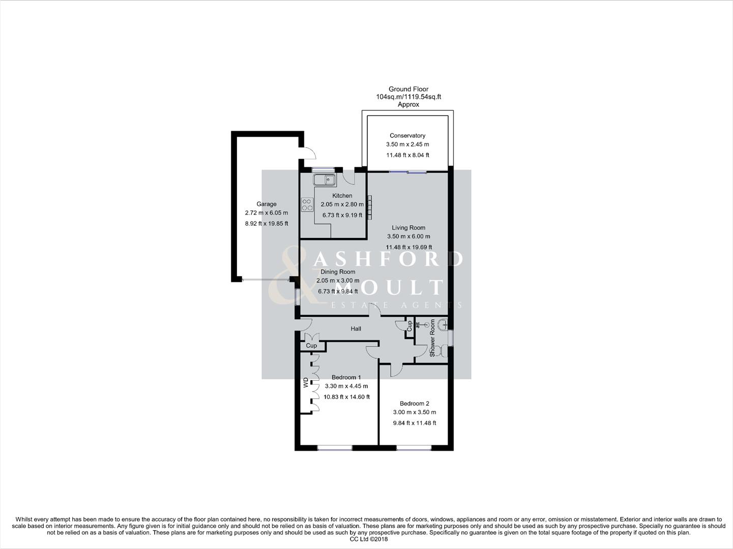 35, Long West Croft, Nottingham floorplan
