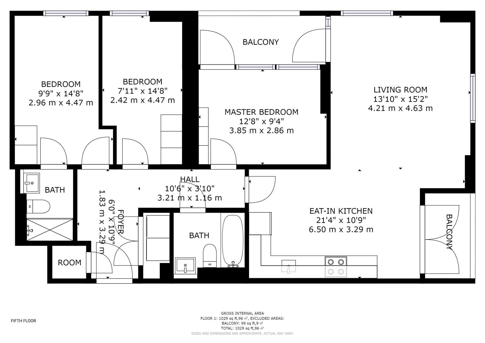 Cremer Street, London floorplan