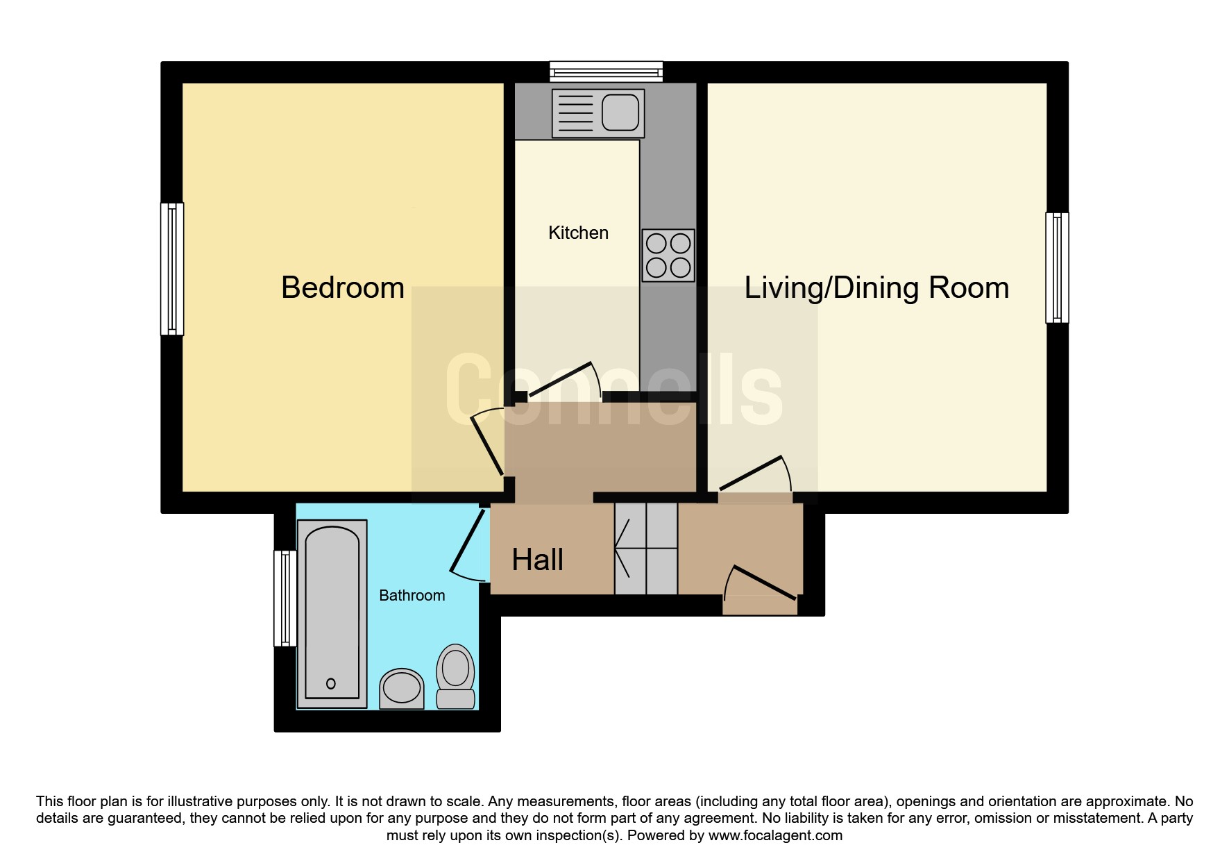 Flat 2, Fernleigh, Yattendon Road, Horley floorplan