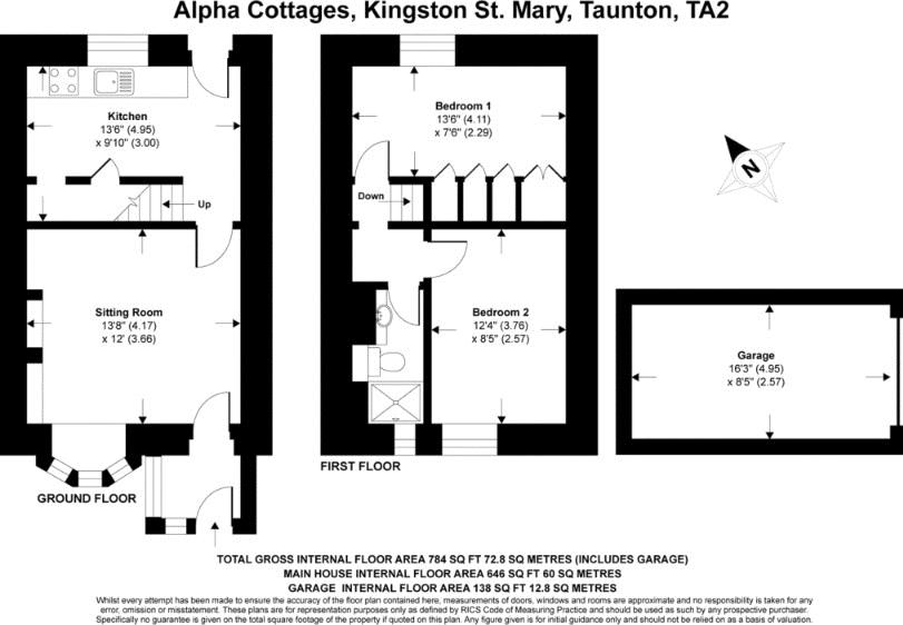 Alpha Cottages, Taunton floorplan