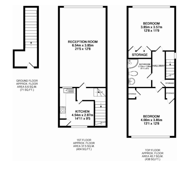 55, Ellery Road, London floorplan