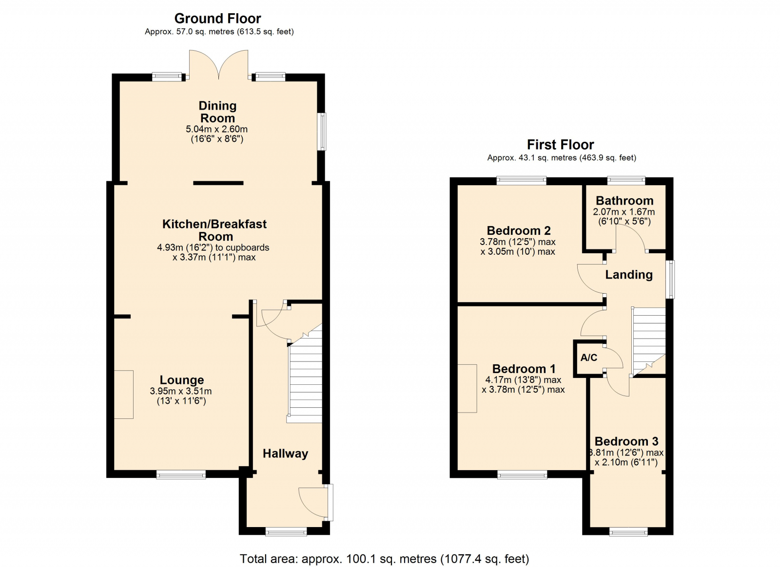 59, Churchill Grove, Newtown, Tewkesbury floorplan