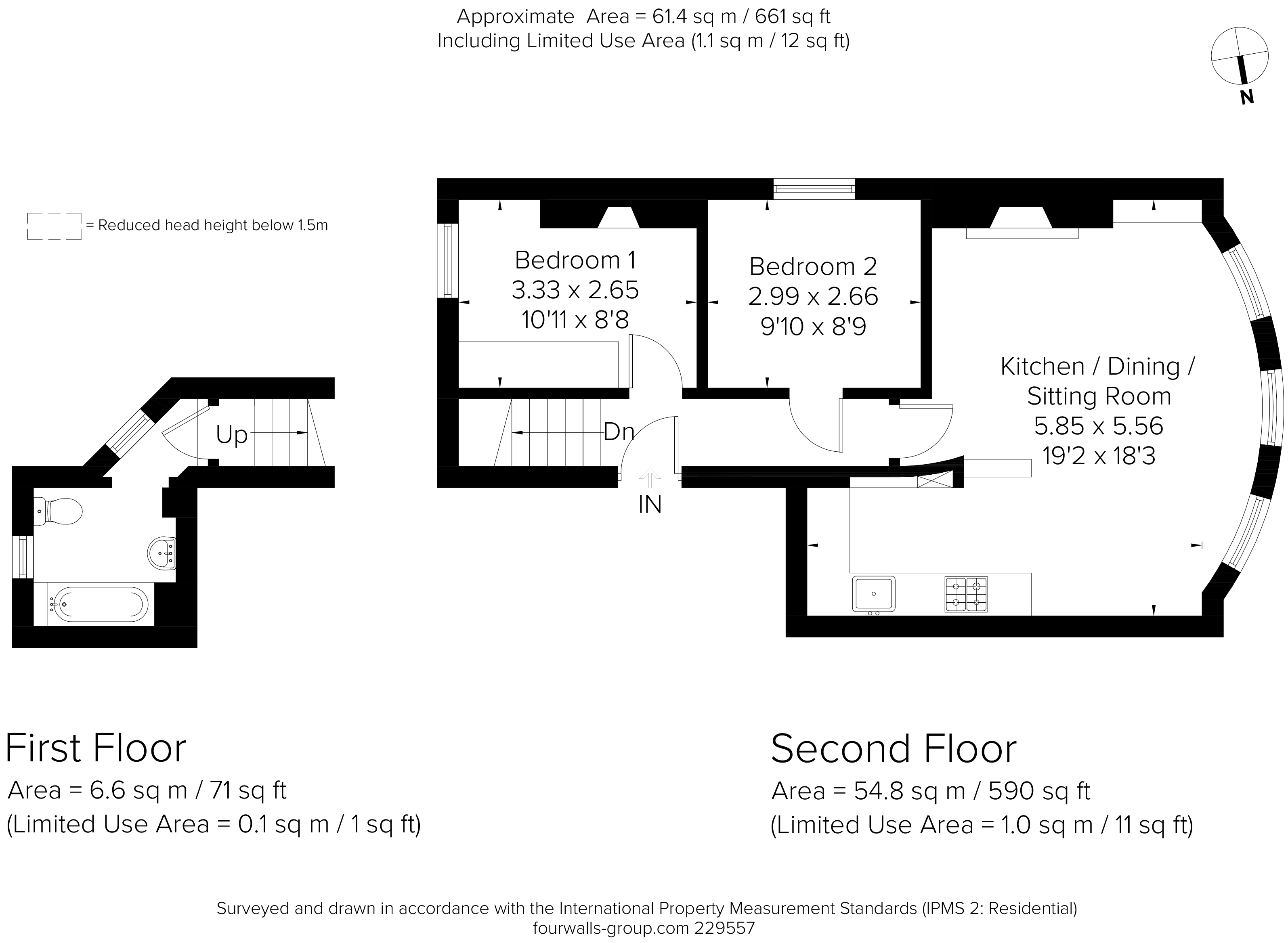 2 Bedrooms Flat to rent in Belvedere Terrace, Brighton BN1