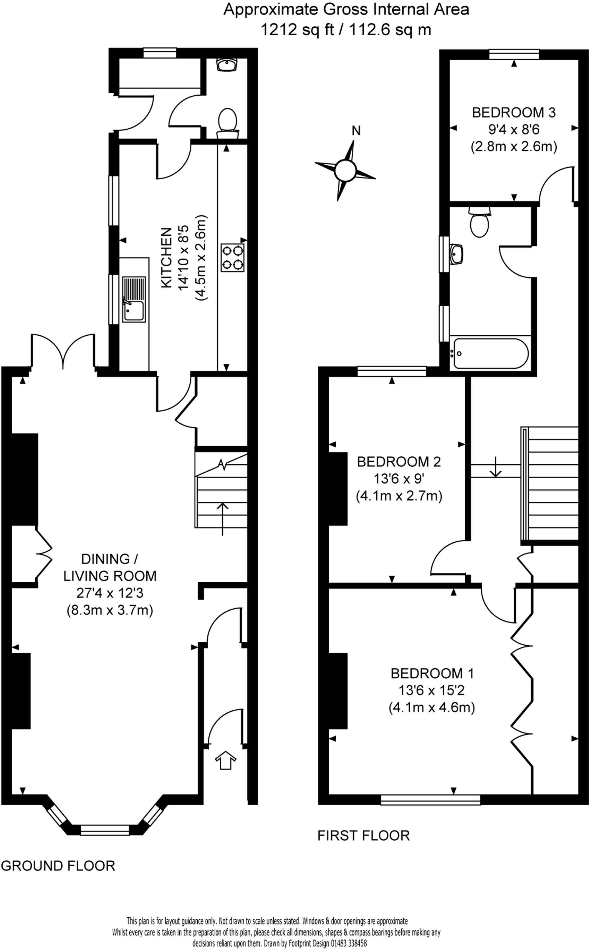 95 Hazelwick Road, Crawley floorplan