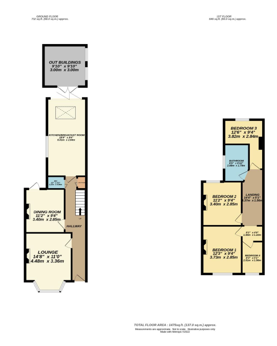 21, North Cray Road, Kent floorplan